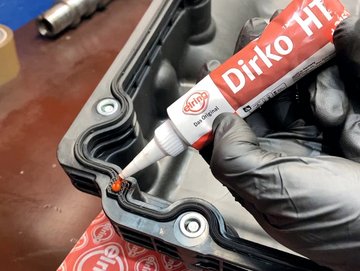 Elring Dirko HT sealant Red to 315 ° degree 70ml Silicone Engine Sump  Gearbox